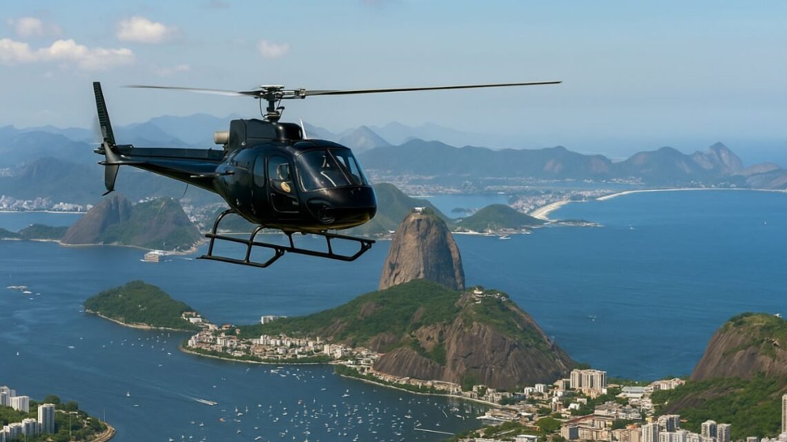 passeio helicóptero Cristo Redentor